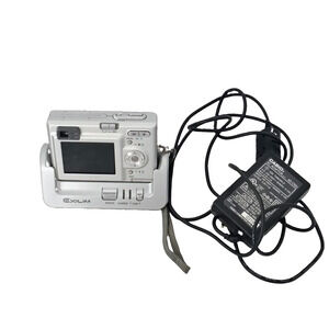 Casio Exilim EX-Z3 3.2MP Compact Digital Camera 3x Zoom Tested Cradle Charger
